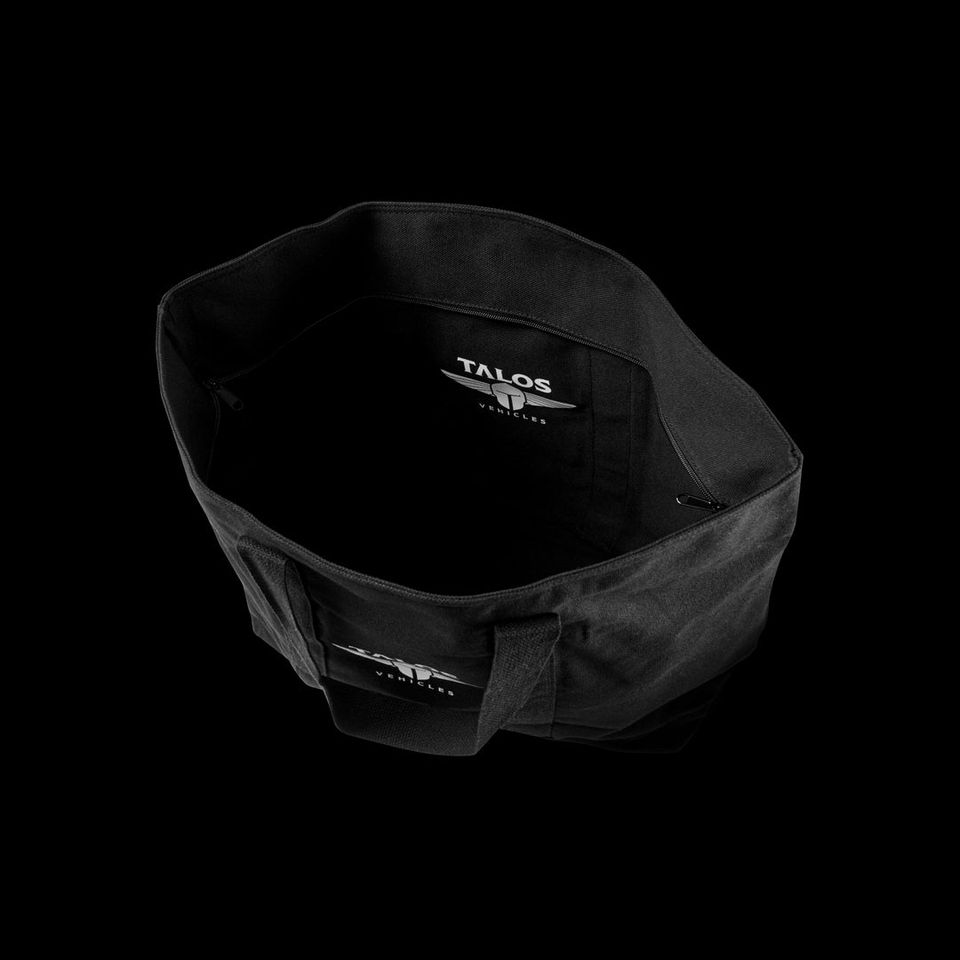 Black Canvas Tote Bag