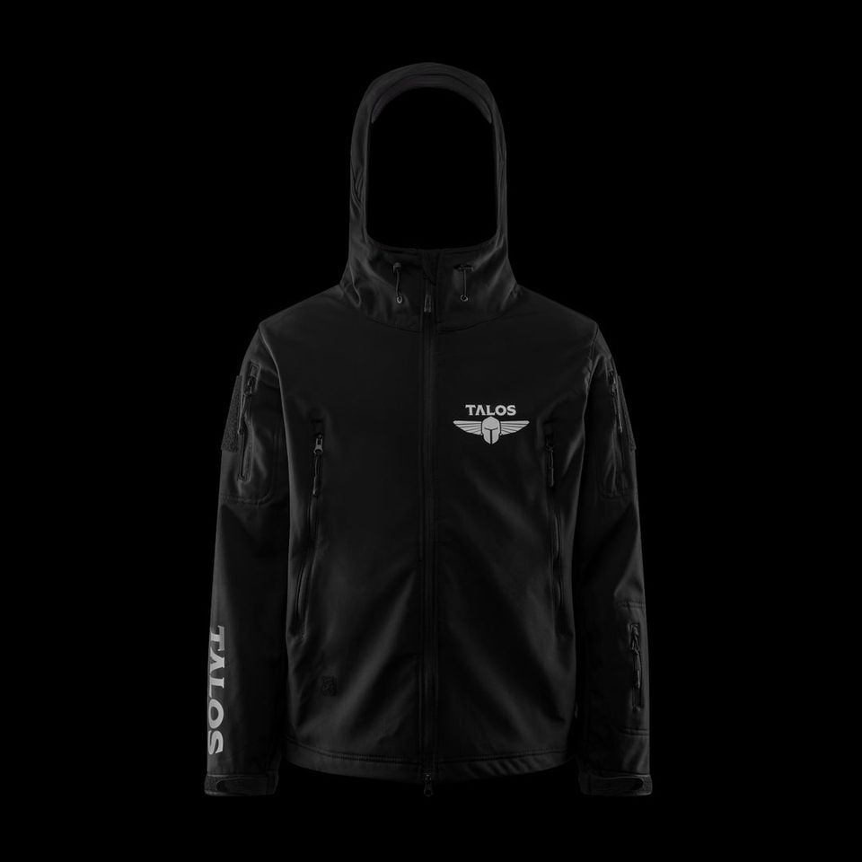 Black Tactical Soft-Shell Jacket