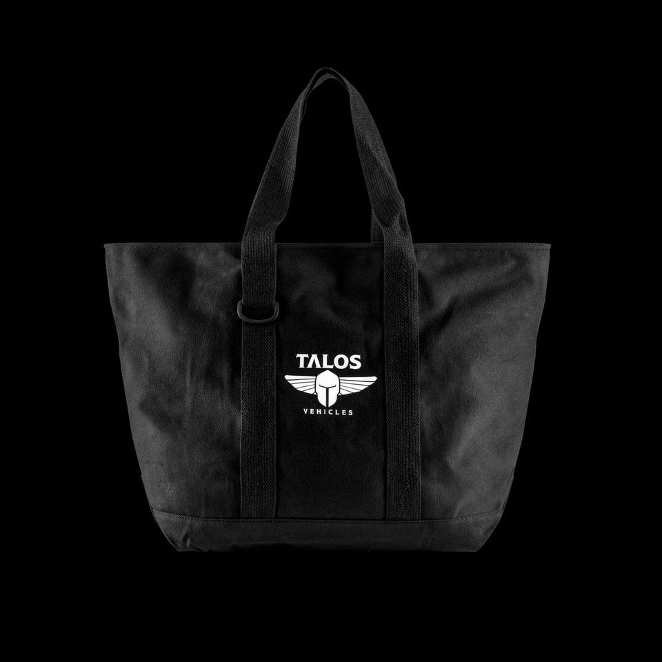 Black Canvas Tote Bag
