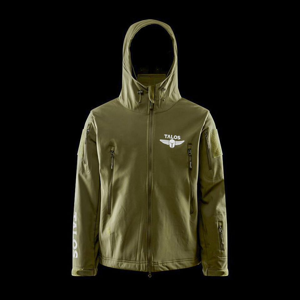 Green Tactical Soft-Shell Jacket