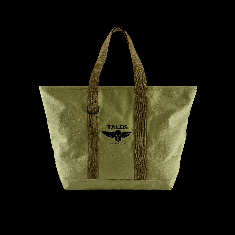 Green Canvas Tote Bag