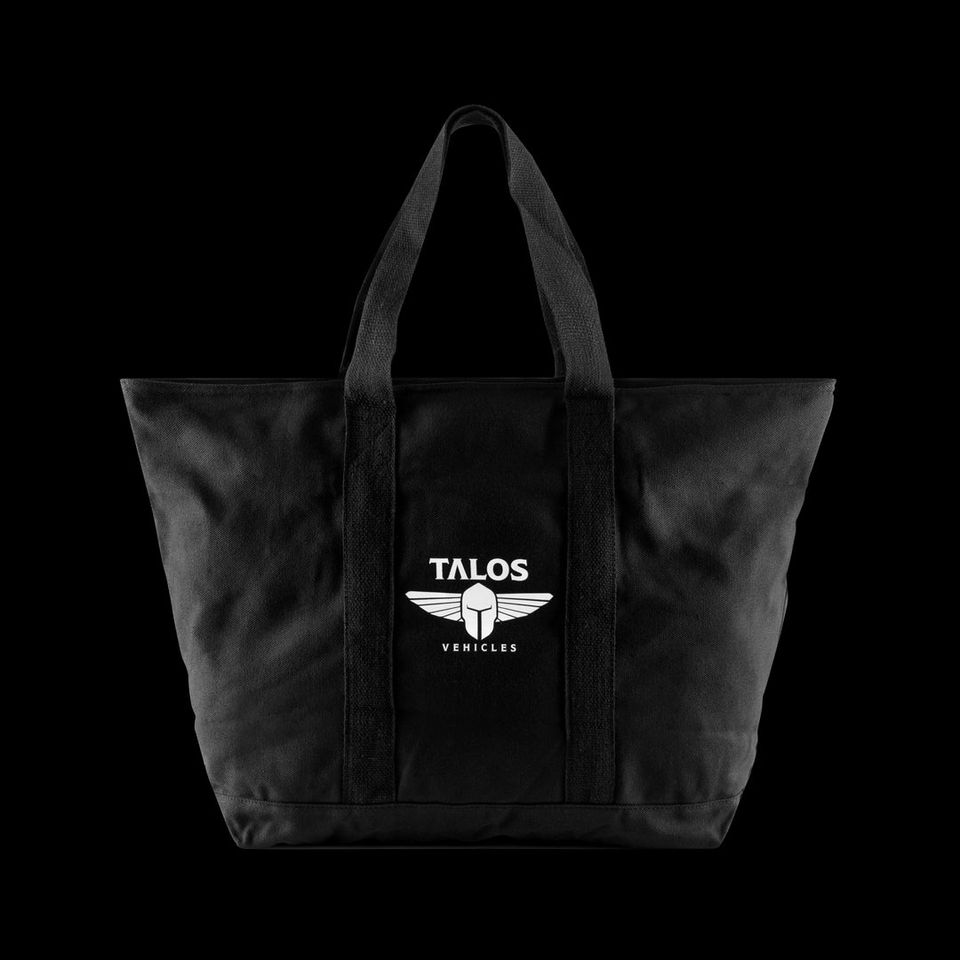 Black Canvas Tote Bag